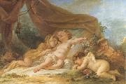 Nicolas-rene jollain Sleeping Cupid Sweden oil painting reproduction